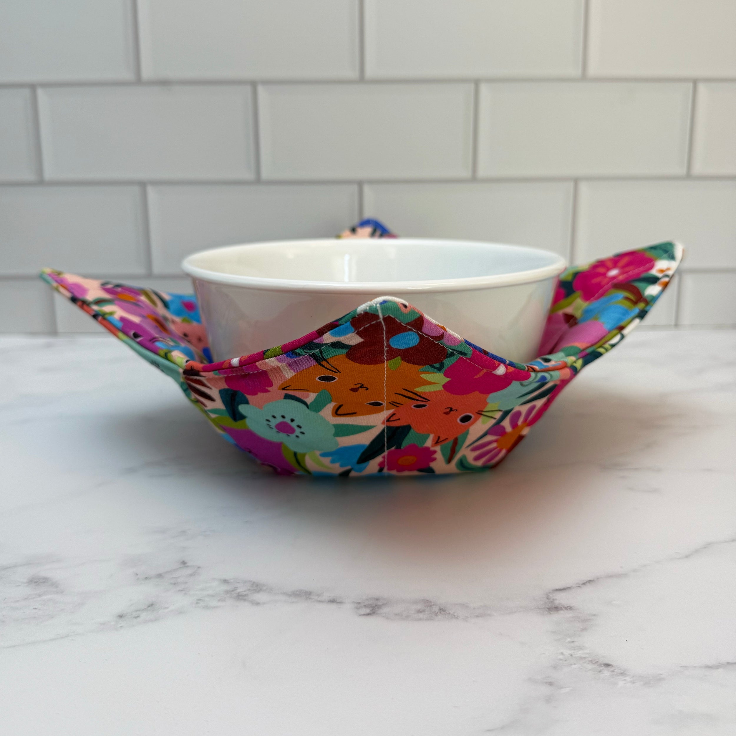 Garden Cats Microwave Bowl Cozy