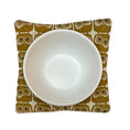Load image into Gallery viewer, Gold Owls Microwave Bowl Cozy