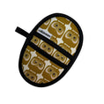 Load image into Gallery viewer, Gold Owls Mini Pincher Mitt