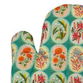 Load image into Gallery viewer, Flower Medallions Oven Mitt