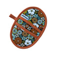 Load image into Gallery viewer, 70's Flowers Mini Pincher Mitt
