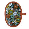 Load image into Gallery viewer, 70's Flowers Mini Pincher Mitt
