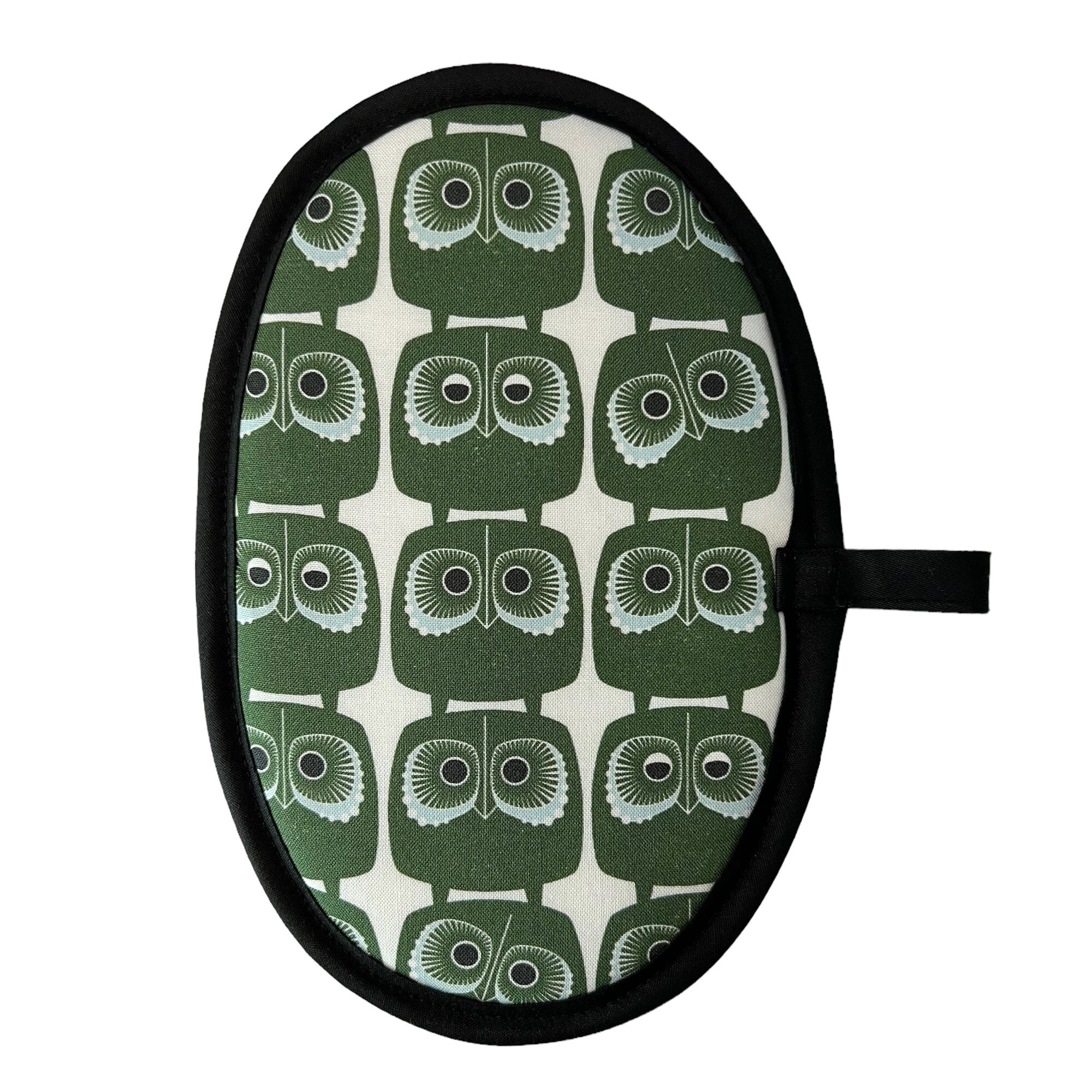 Green Owl Mini Pincher Mitt