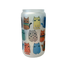 Load image into Gallery viewer, Cats Glass Tumbler
