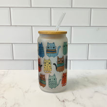 Load image into Gallery viewer, Cats Glass Tumbler
