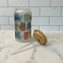 Load image into Gallery viewer, Cats Glass Tumbler
