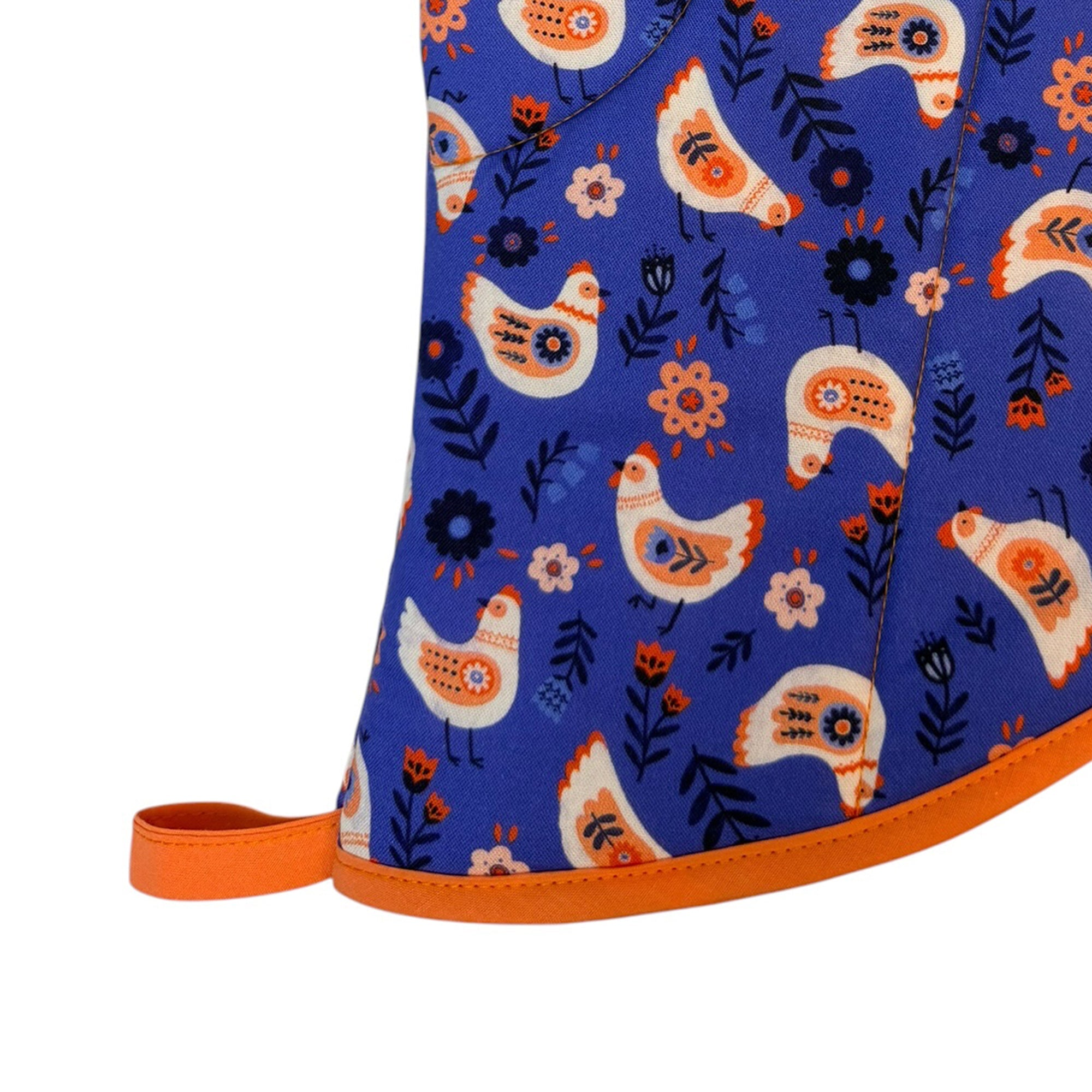 Folky Chicken Oven Mitt