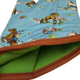 Load image into Gallery viewer, Cowgirl Rides On Oven Mitt
