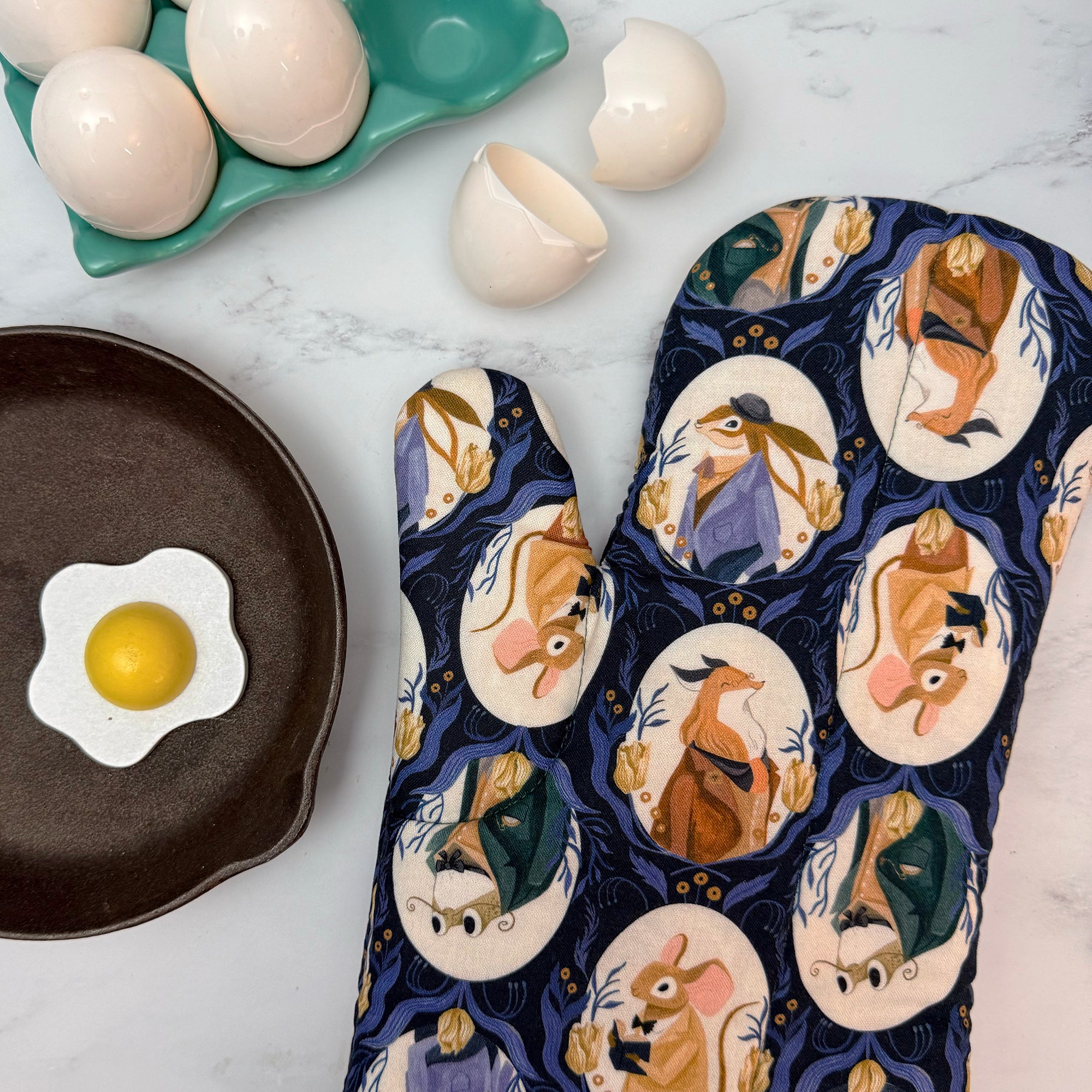 Dapper Animals Oven Mitt