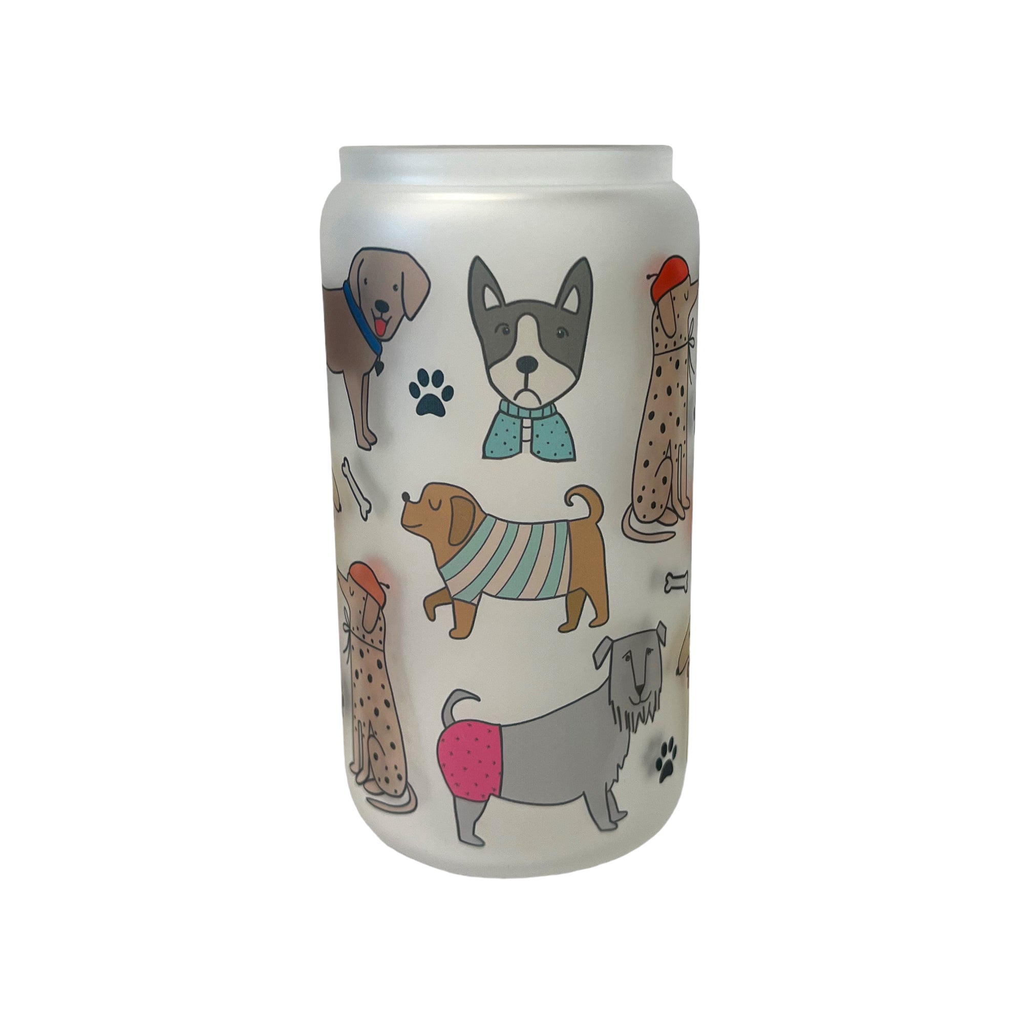 Dogs Glass Tumbler