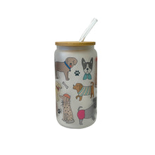 Load image into Gallery viewer, Dogs Glass Tumbler
