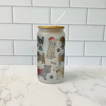Load image into Gallery viewer, Dogs Glass Tumbler
