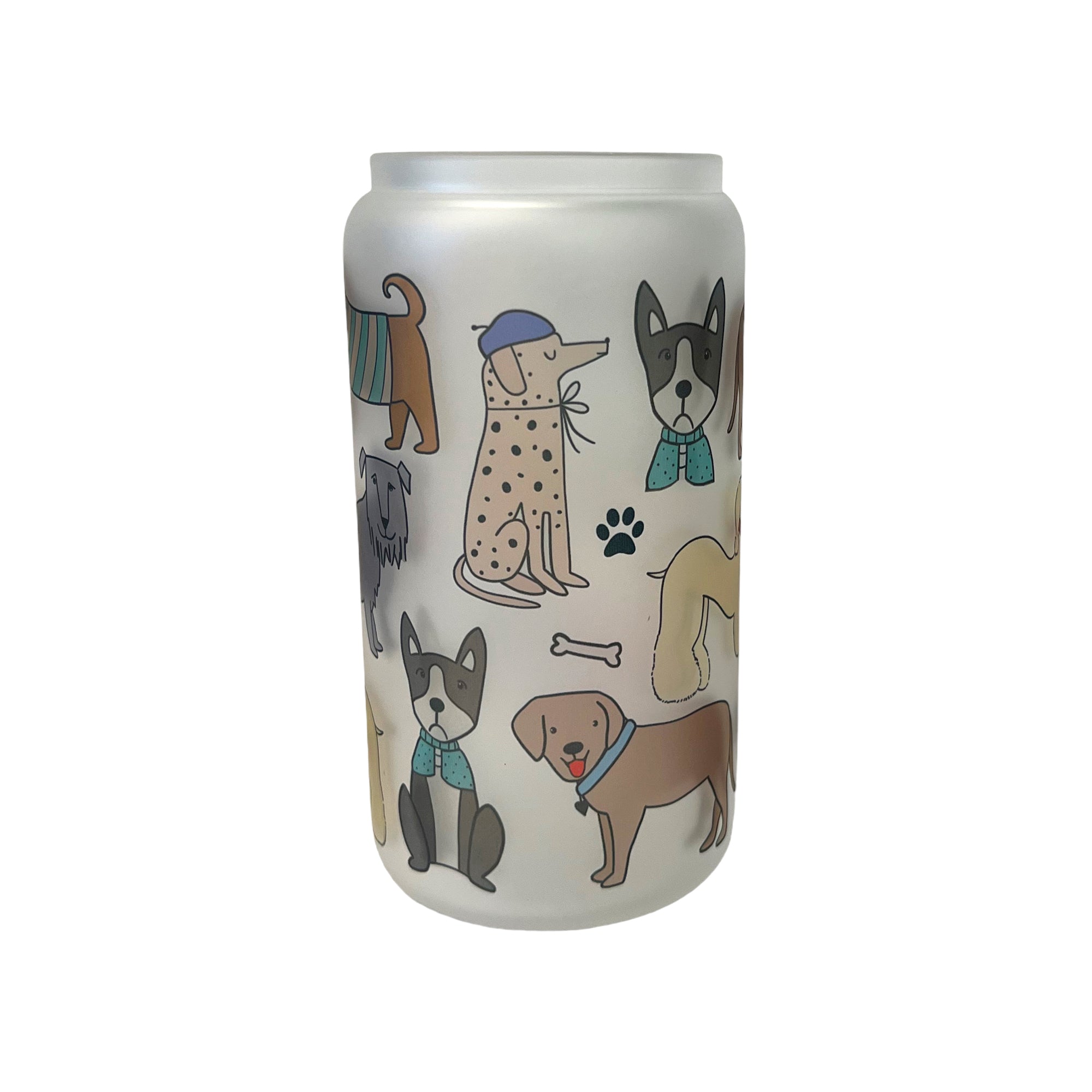 Dogs Glass Tumbler