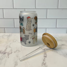 Load image into Gallery viewer, Dogs Glass Tumbler
