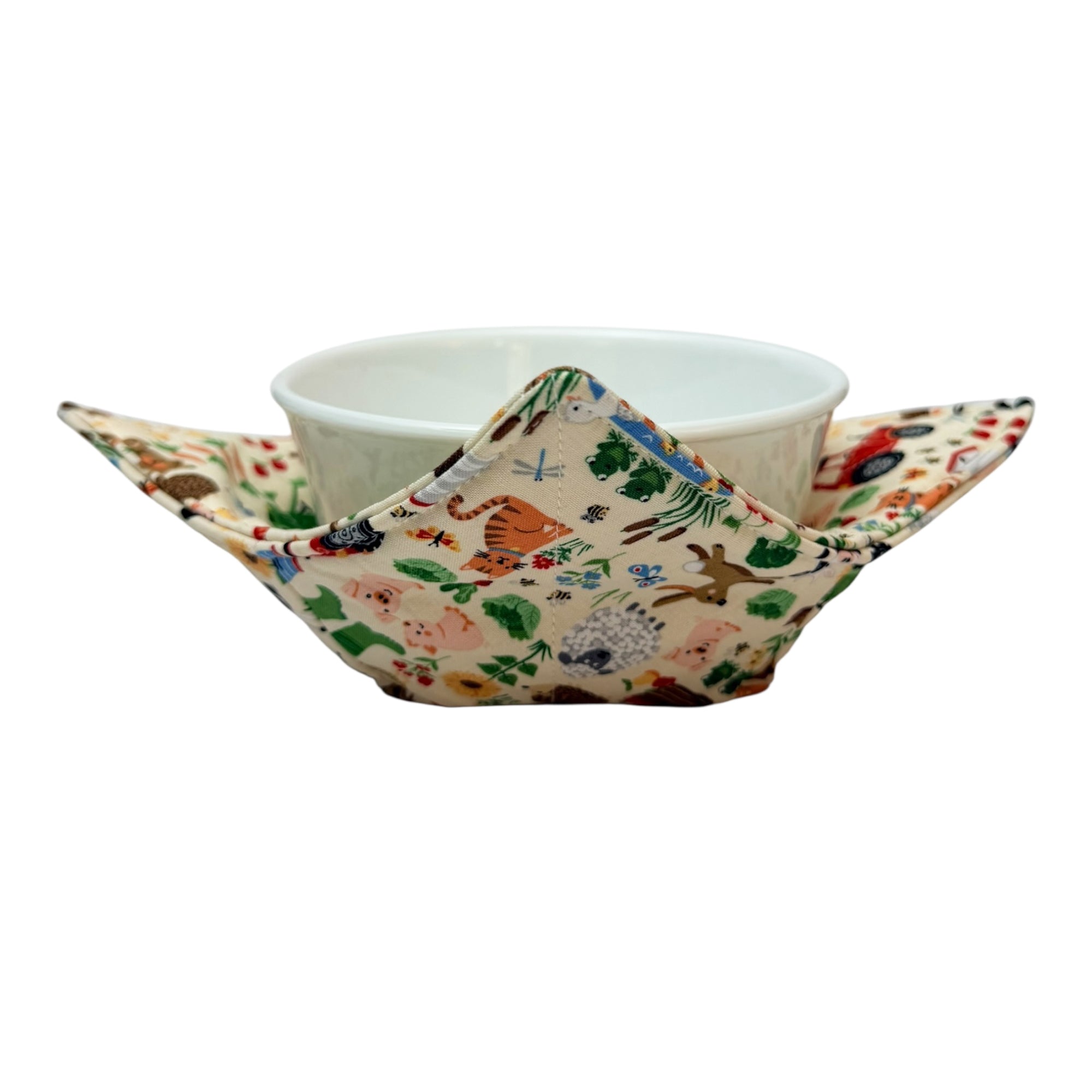 Happy Farm Microwave Bowl Cozy
