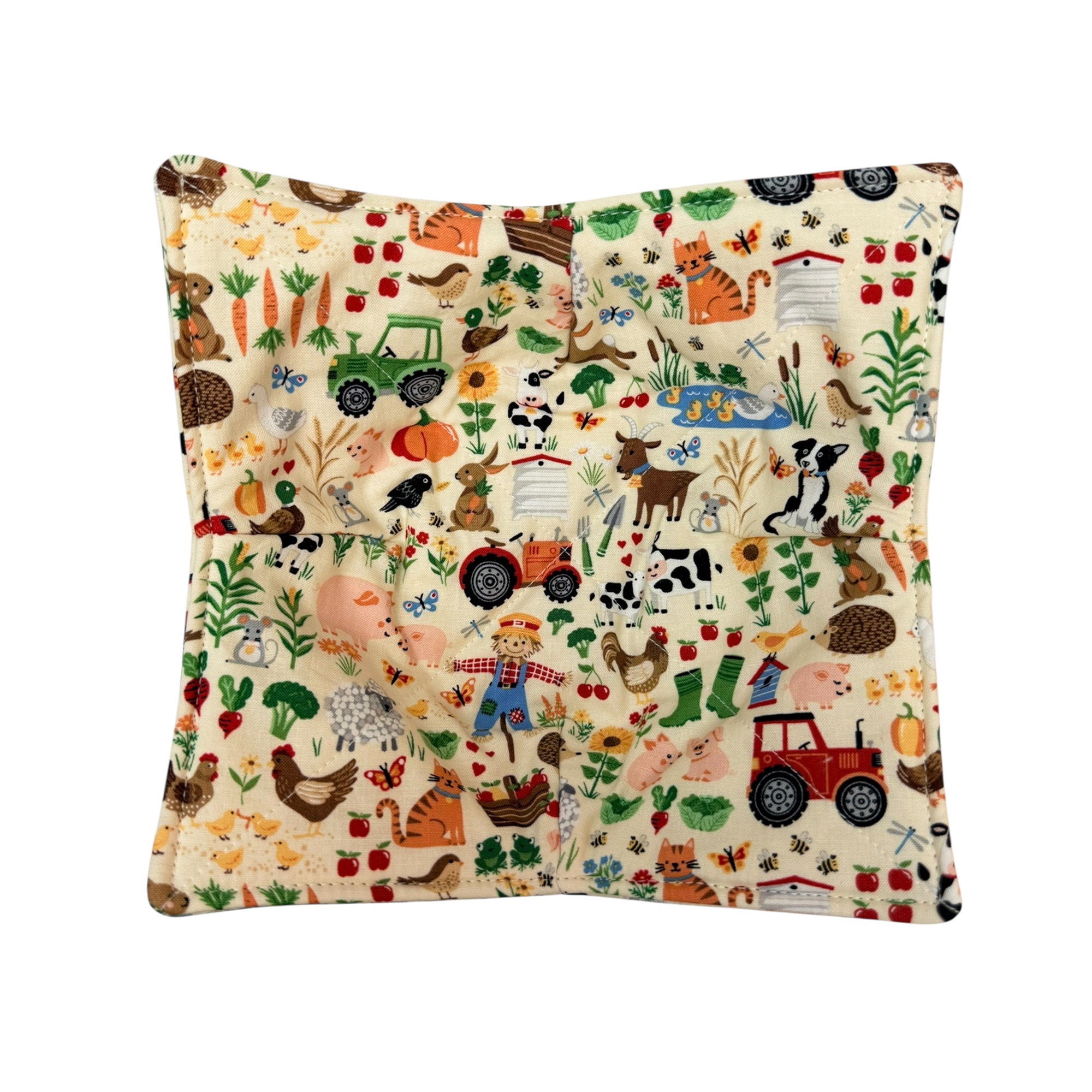 Happy Farm Microwave Bowl Cozy