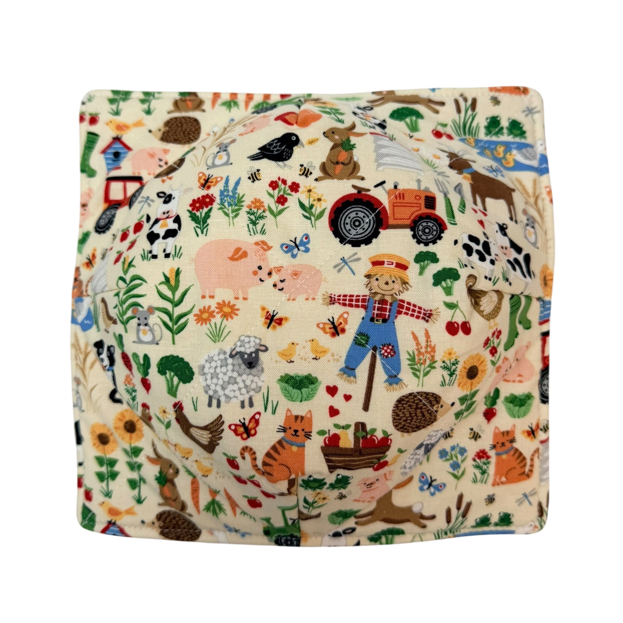 Happy Farm Microwave Bowl Cozy