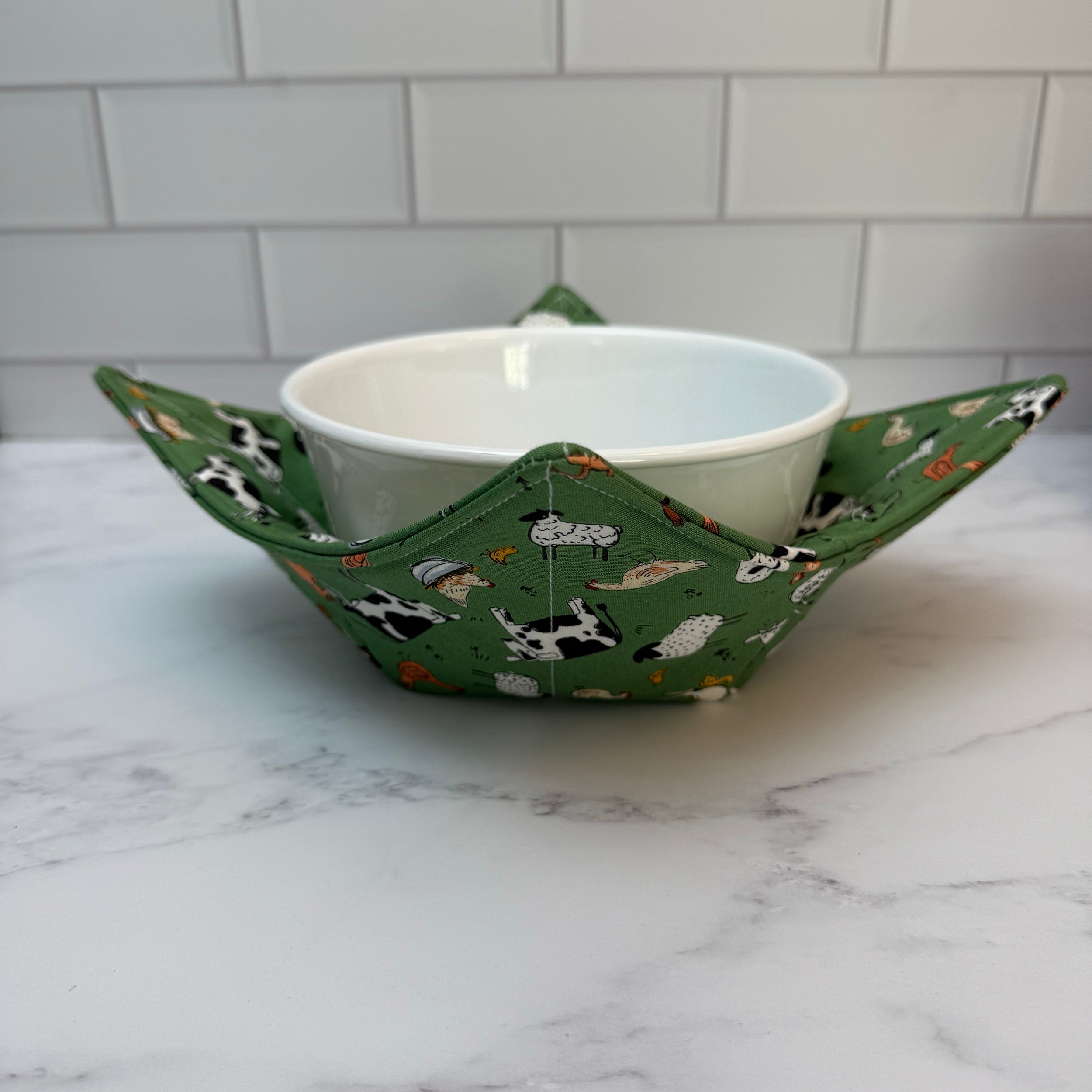 Down on the Farm Microwave Bowl Cozy
