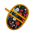 Load image into Gallery viewer, Floral Mushroom Mini Pincher Mitt
