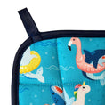 Load image into Gallery viewer, Shark Pool Party Pot Holder
