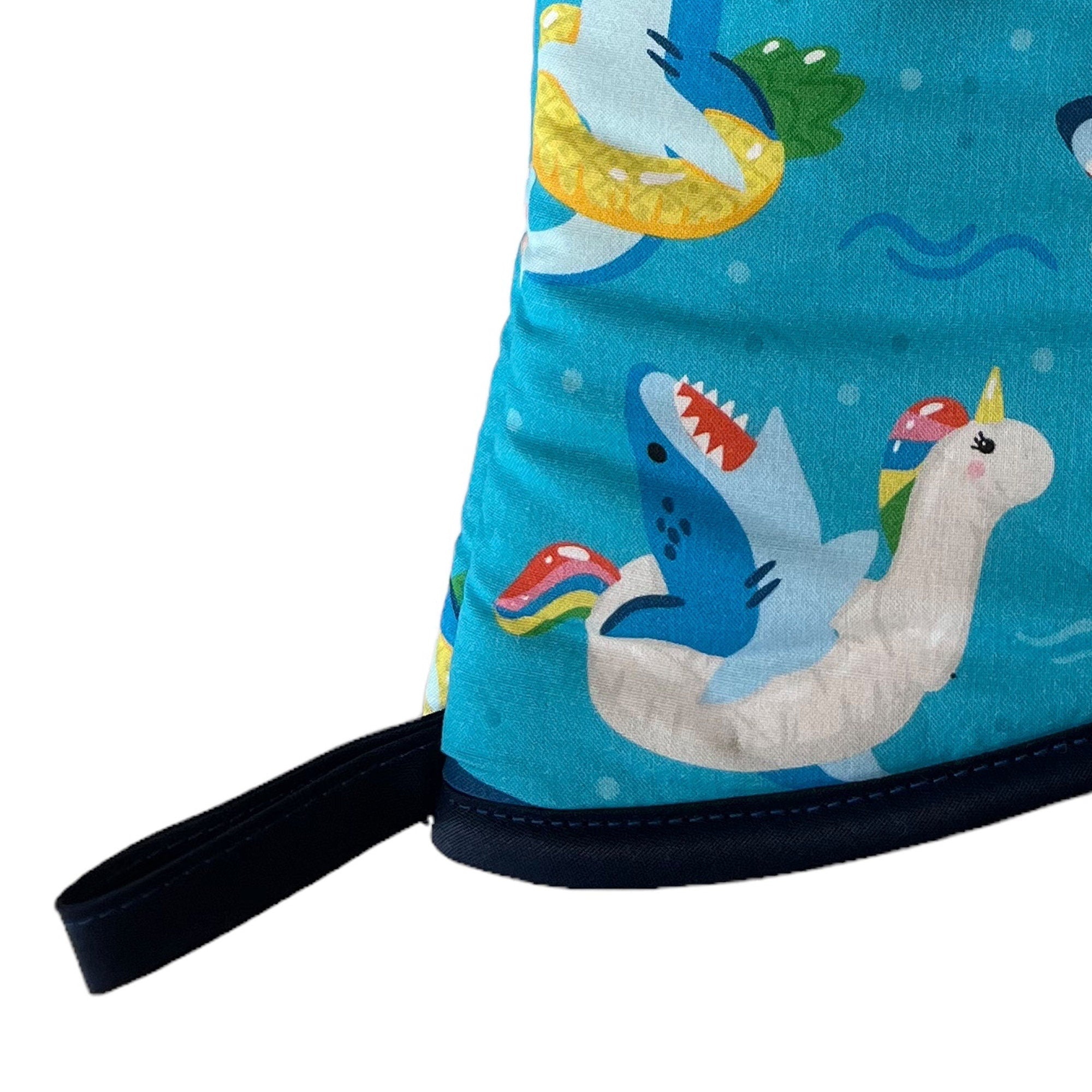 Shark Pool Party Oven Mitt