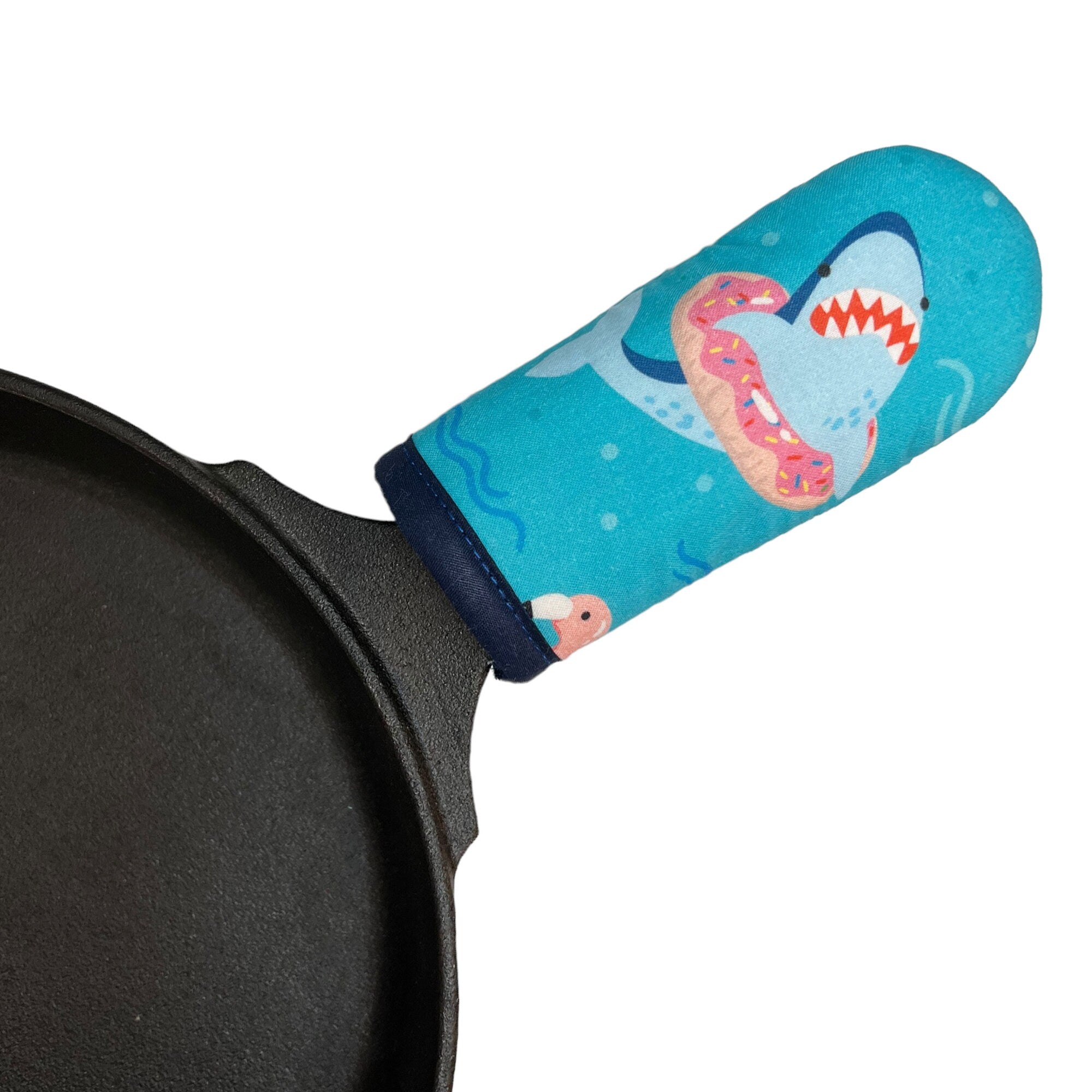Shark Pool Party Cast Iron Skillet Mitt
