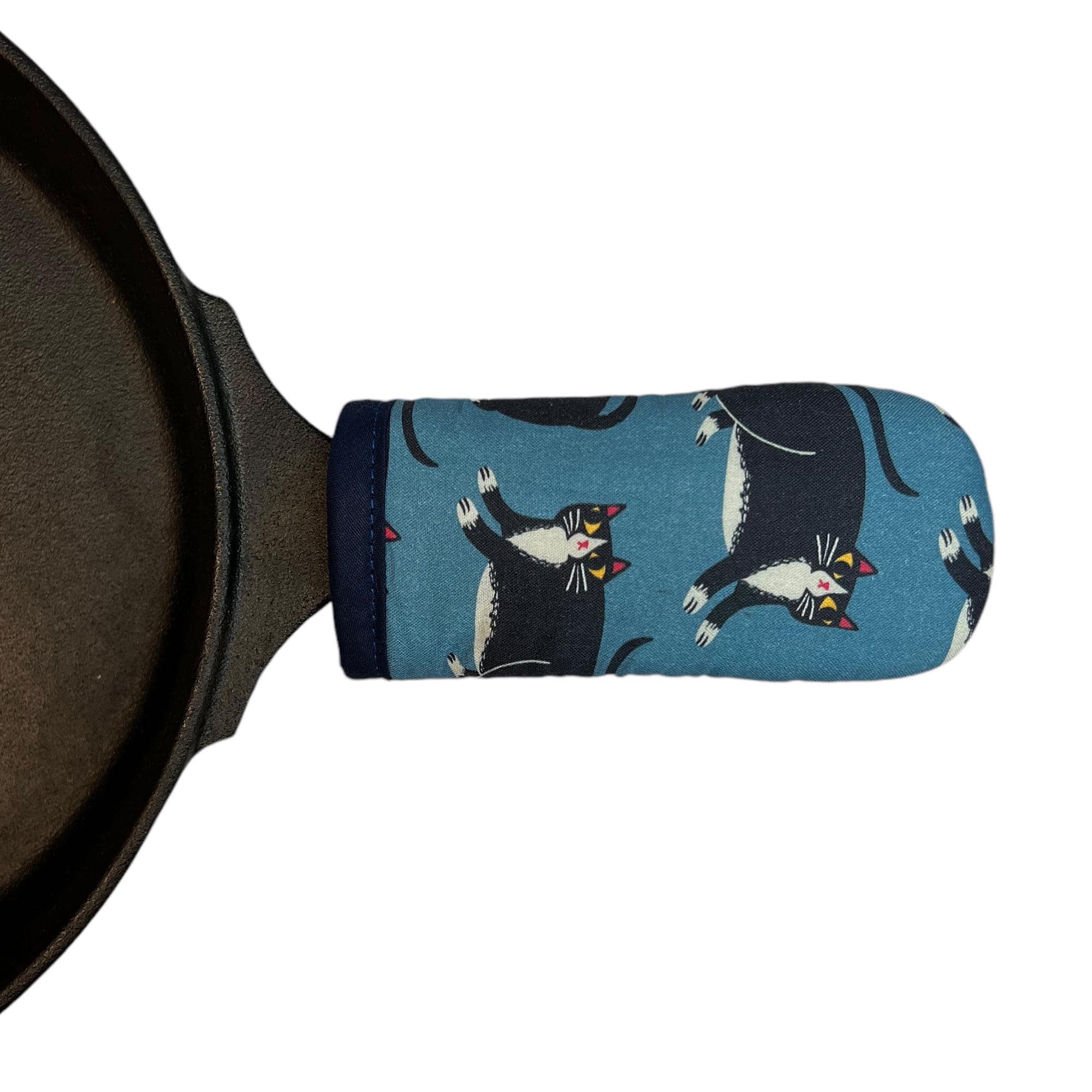 Midnight Meow Cast Iron Handle Mitt