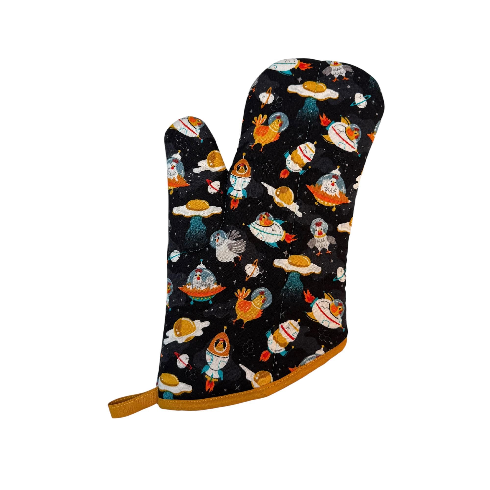Chicken Galaxy Oven Mitt