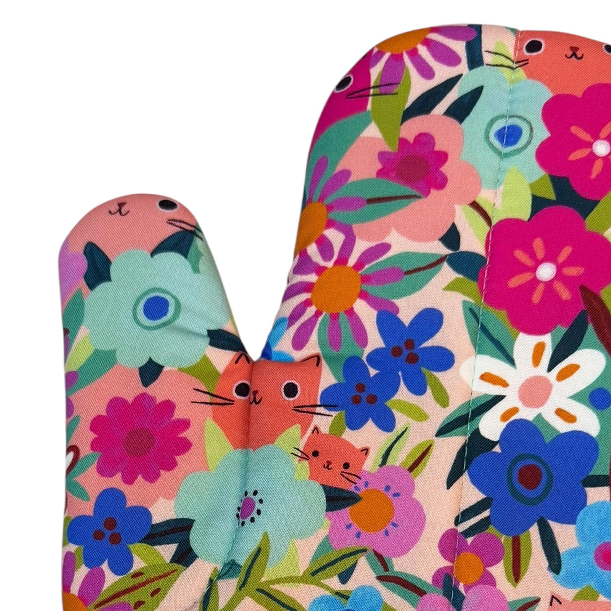 Garden Cats Oven Mitt