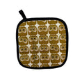 Load image into Gallery viewer, Gold Owls Pot Holder

