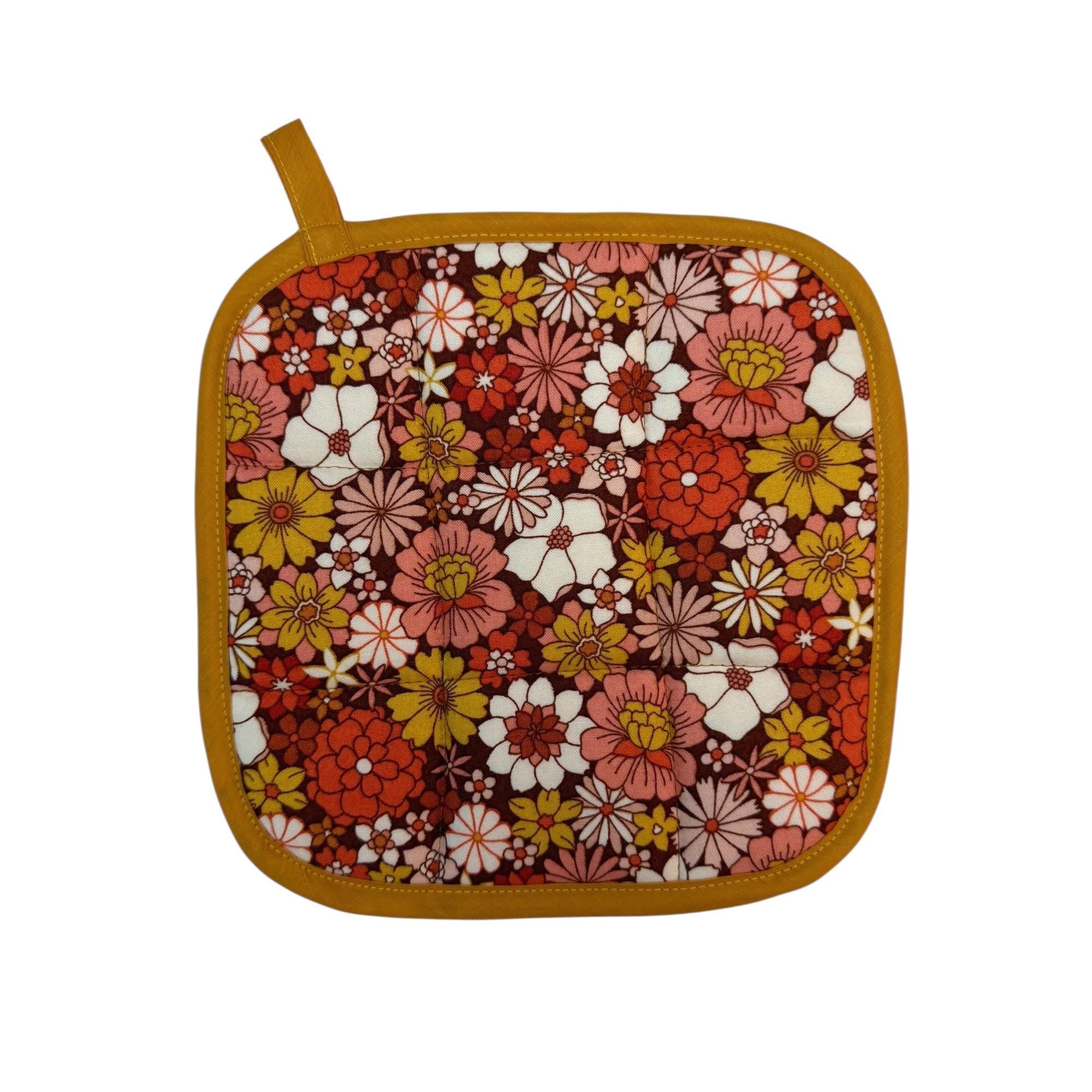 70's Sunburst Pot Holder