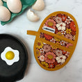 Load image into Gallery viewer, 70's Sunburst Mini Pincher Mitt
