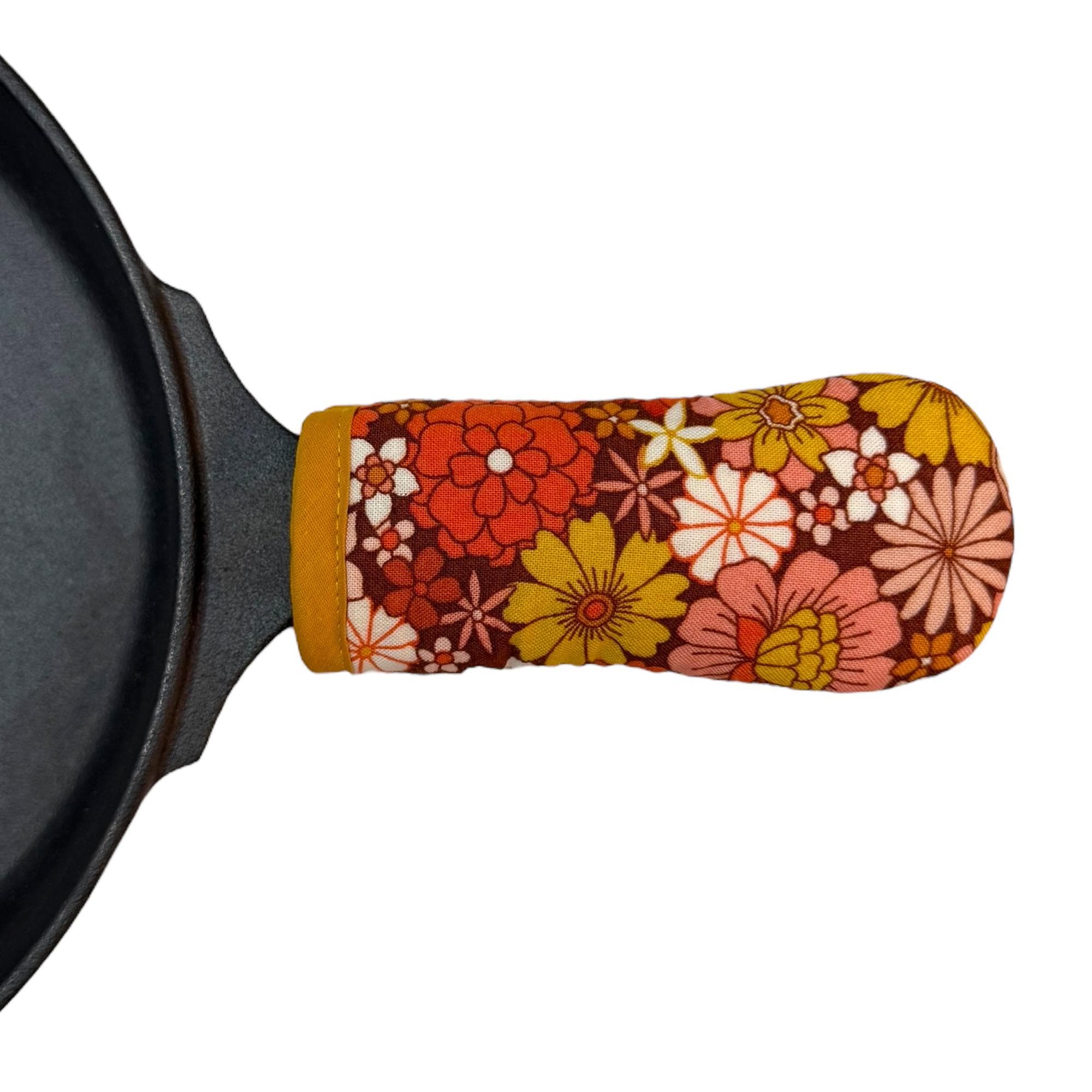 70's Sunburst Cast Iron Handle Mitt