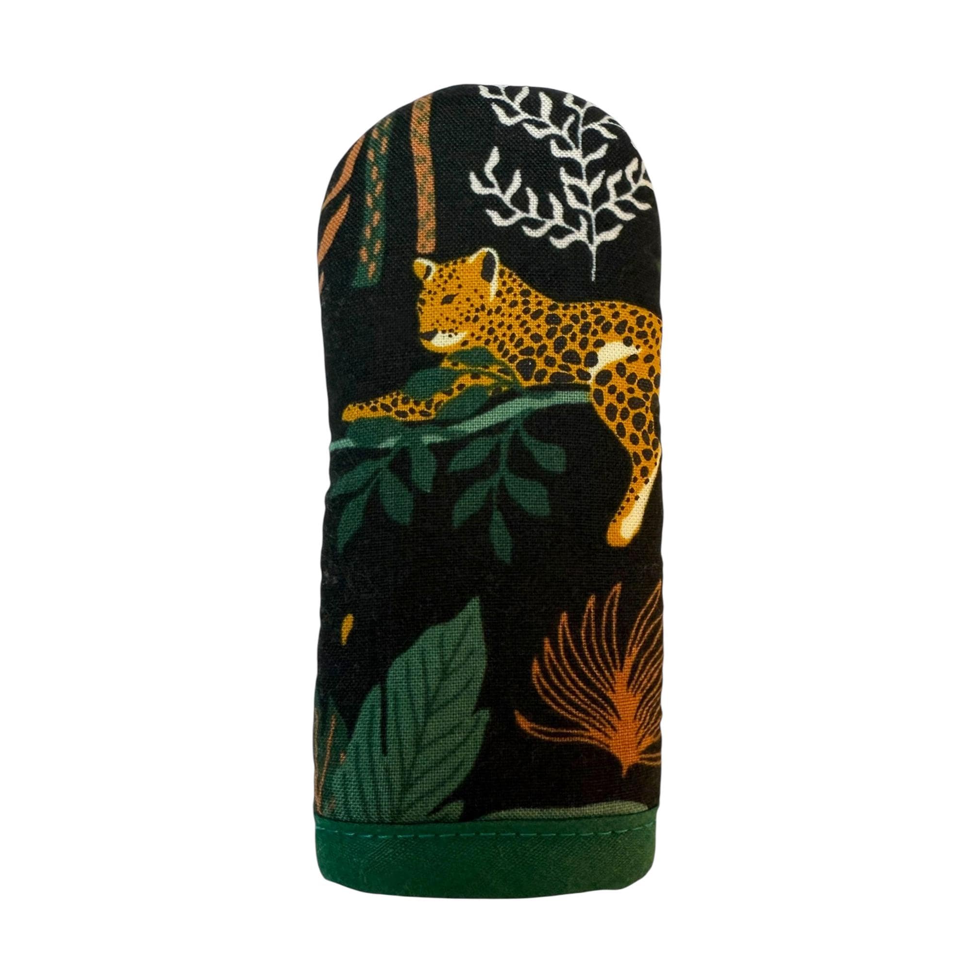 Leopard Cast Iron Handle Mitt