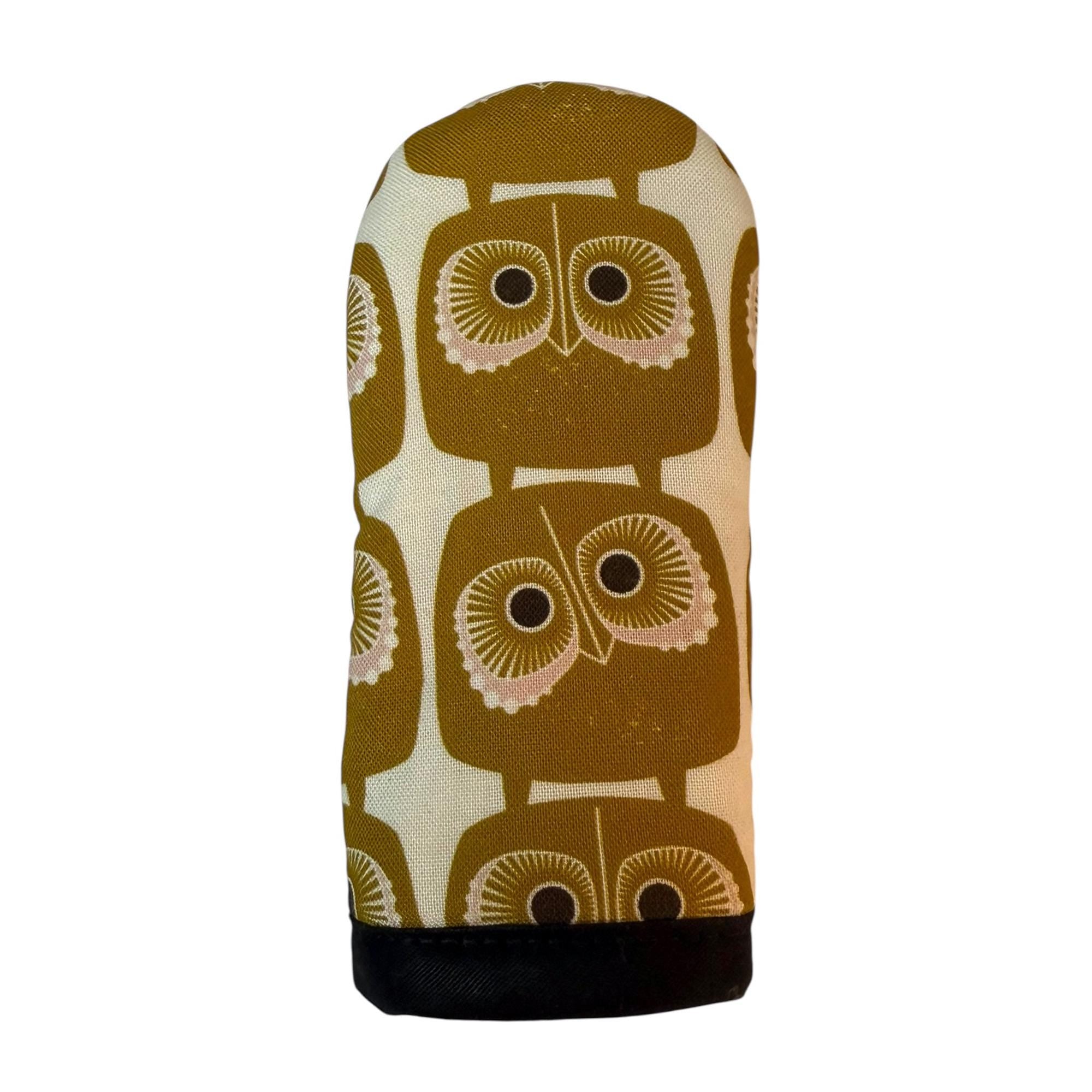 Gold Owls Cast Iron Handle Mitt