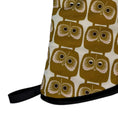 Load image into Gallery viewer, Gold Owls Oven Mitt
