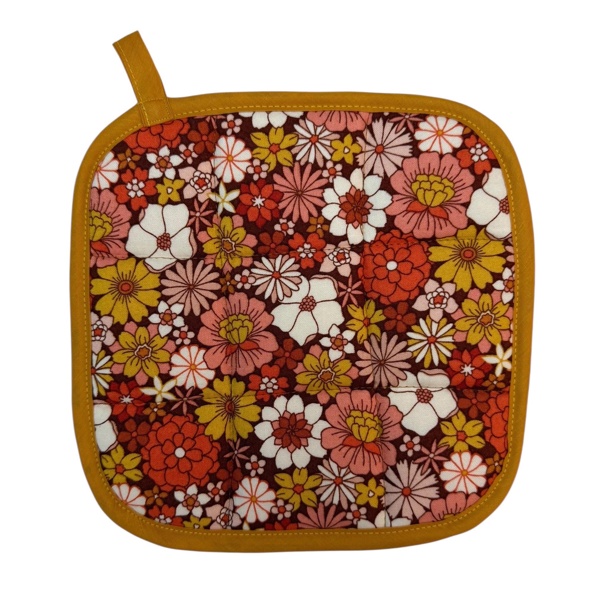 70's Sunburst Pot Holder