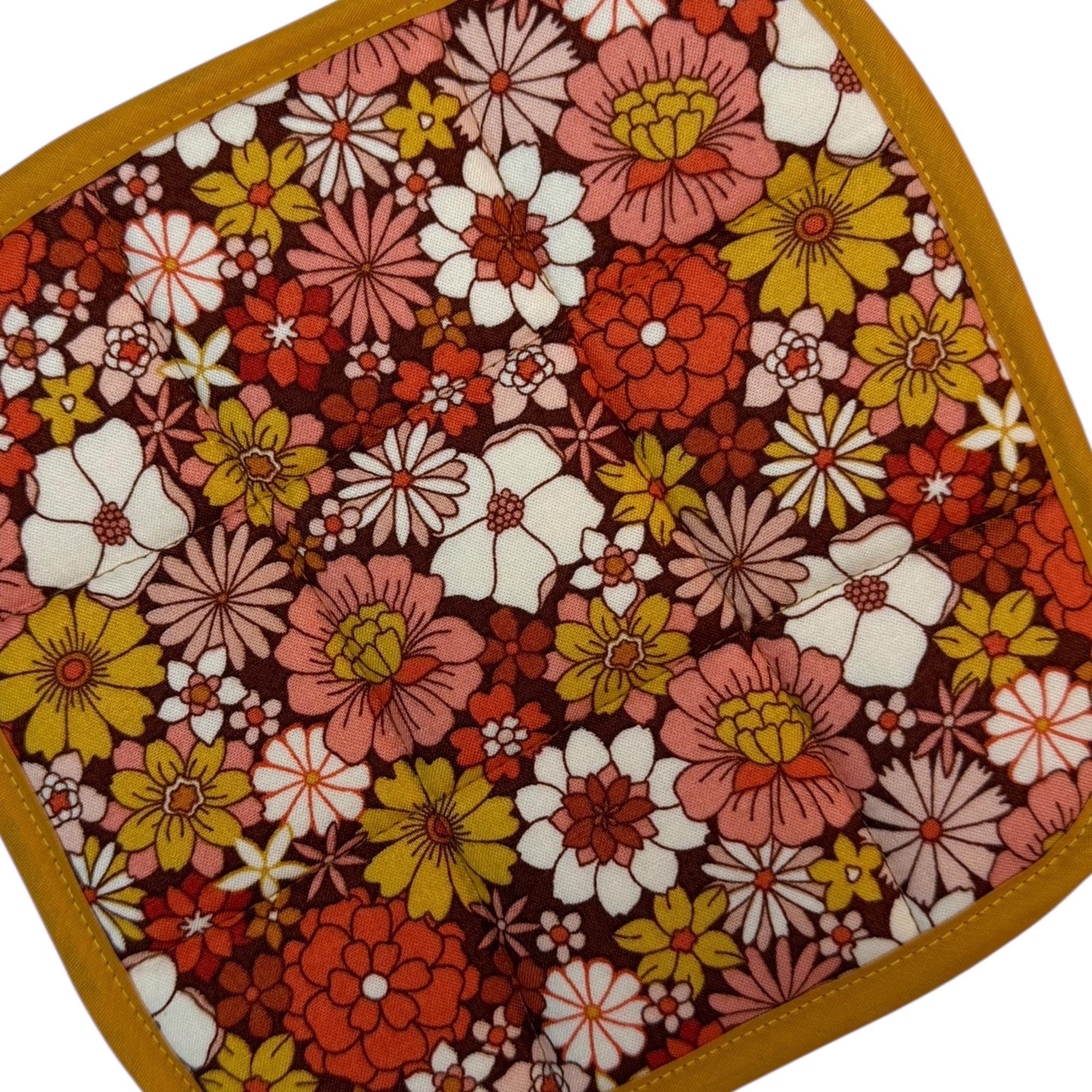 70's Sunburst Pot Holder