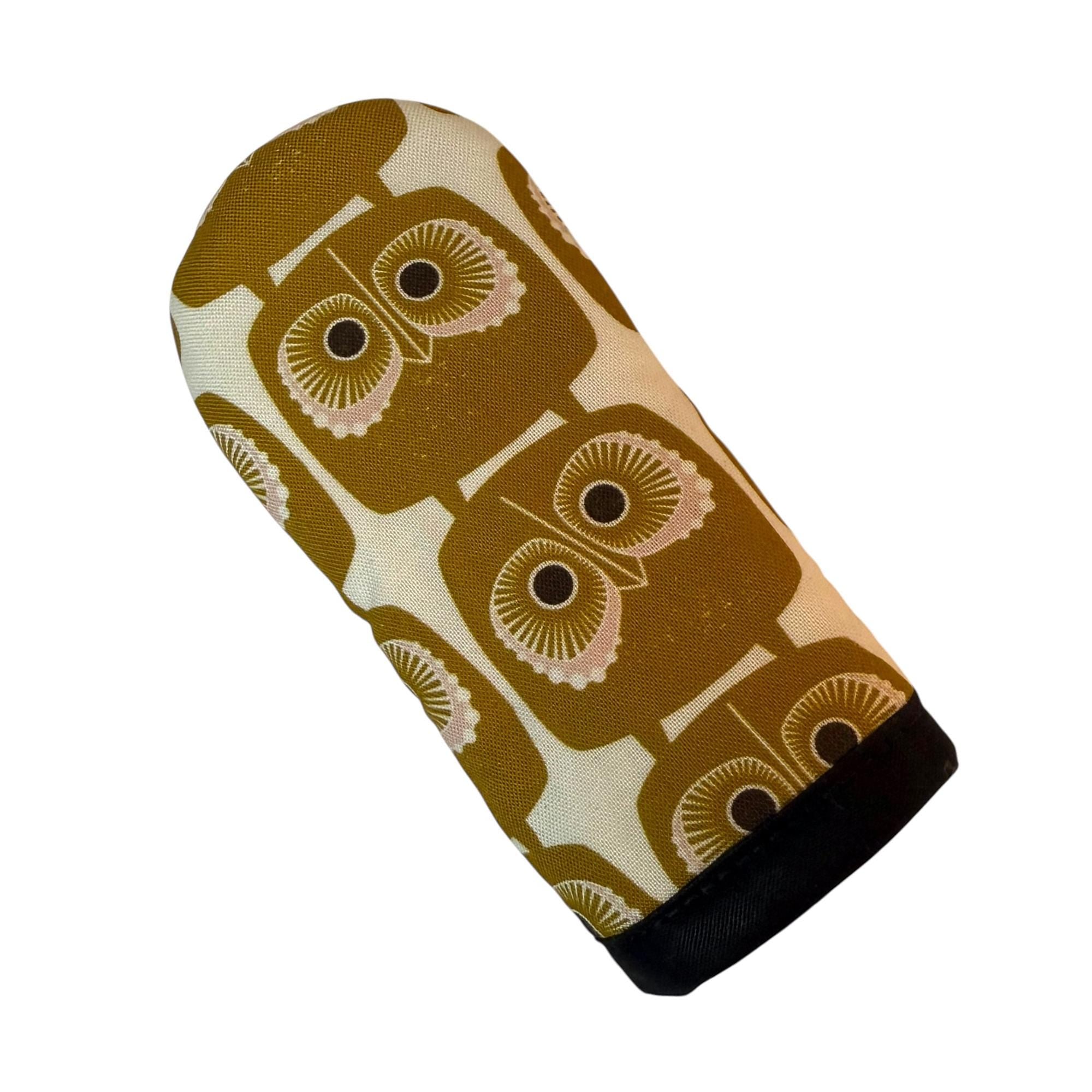 Gold Owls Cast Iron Handle Mitt