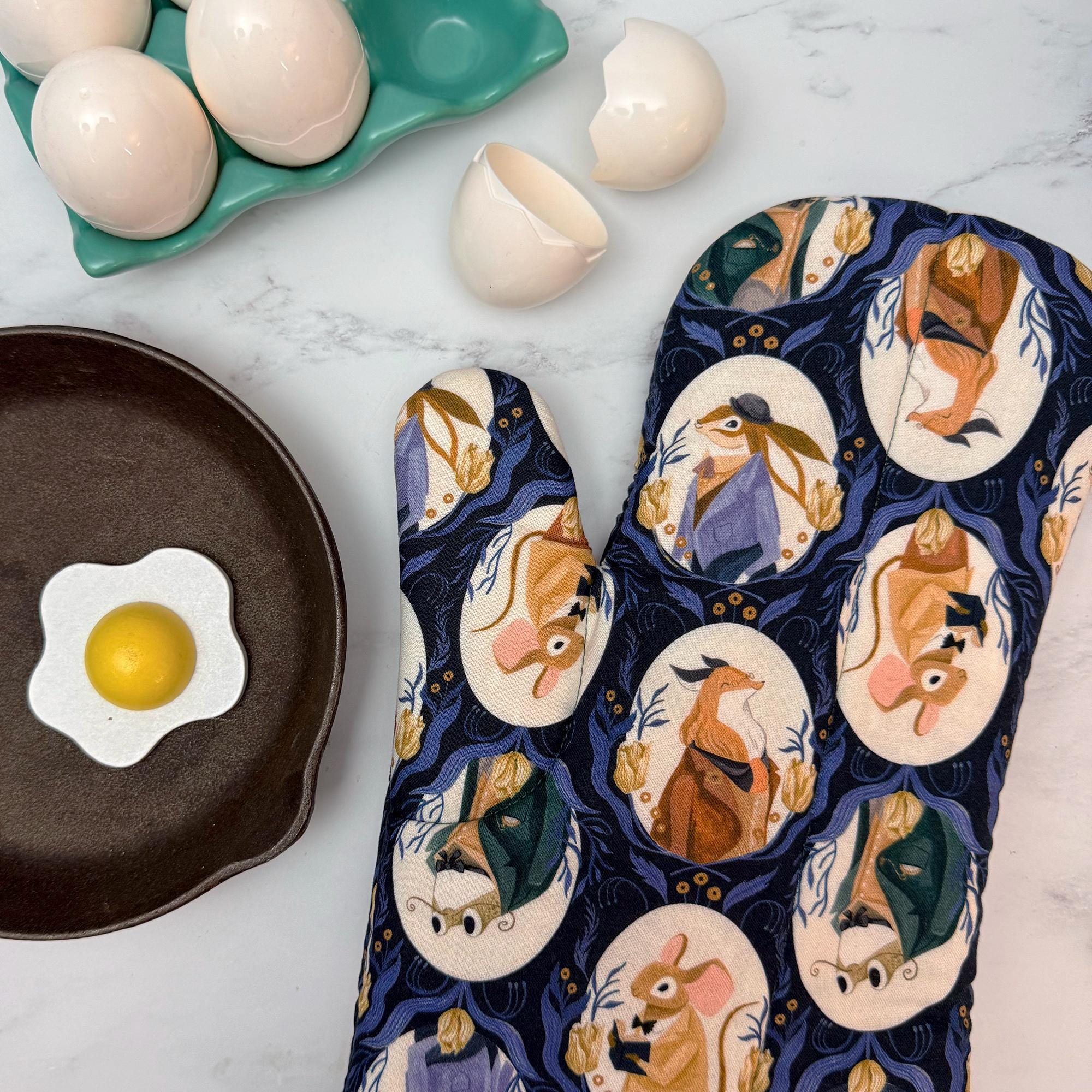 Dapper Animals Oven Mitt