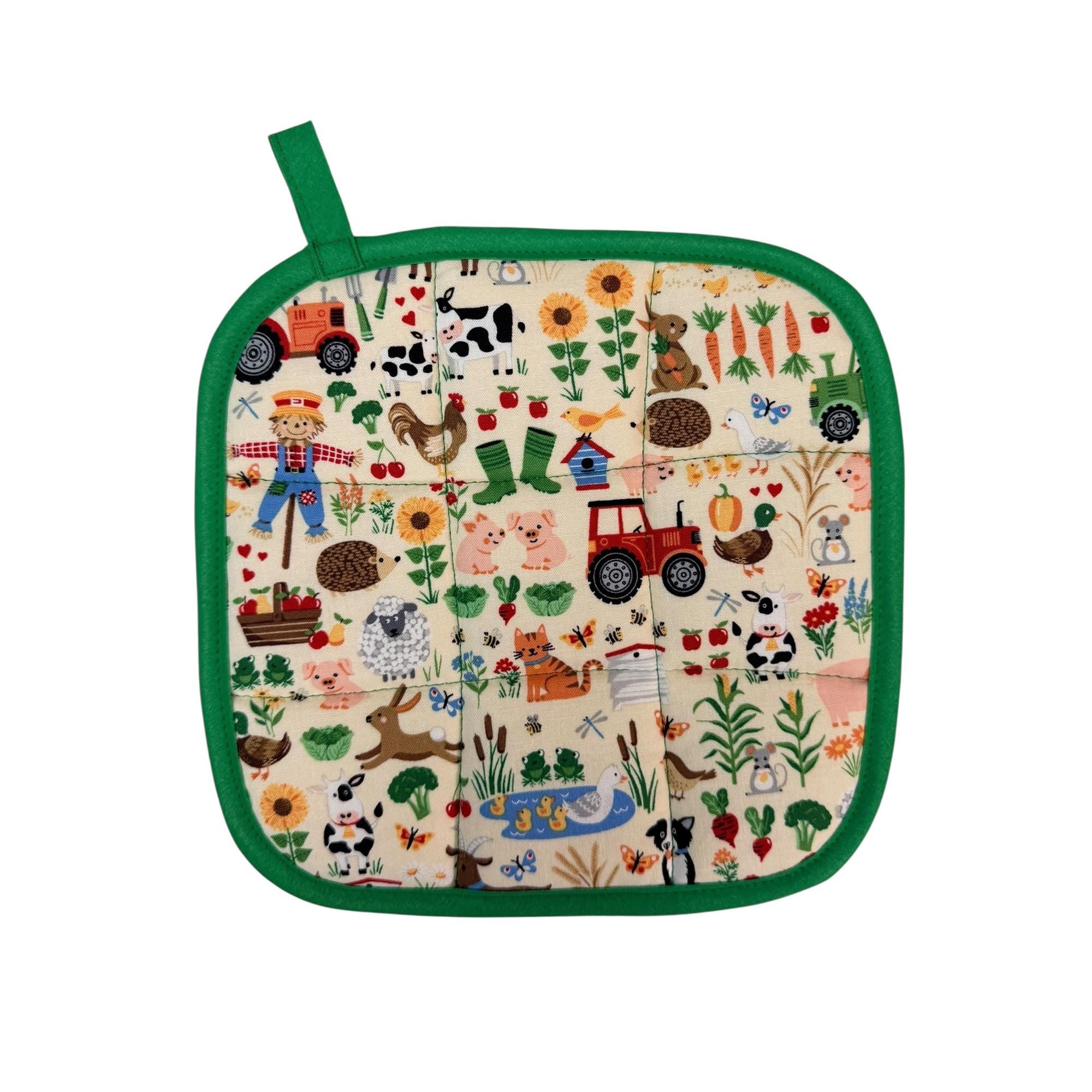 Happy Farm Pot Holder