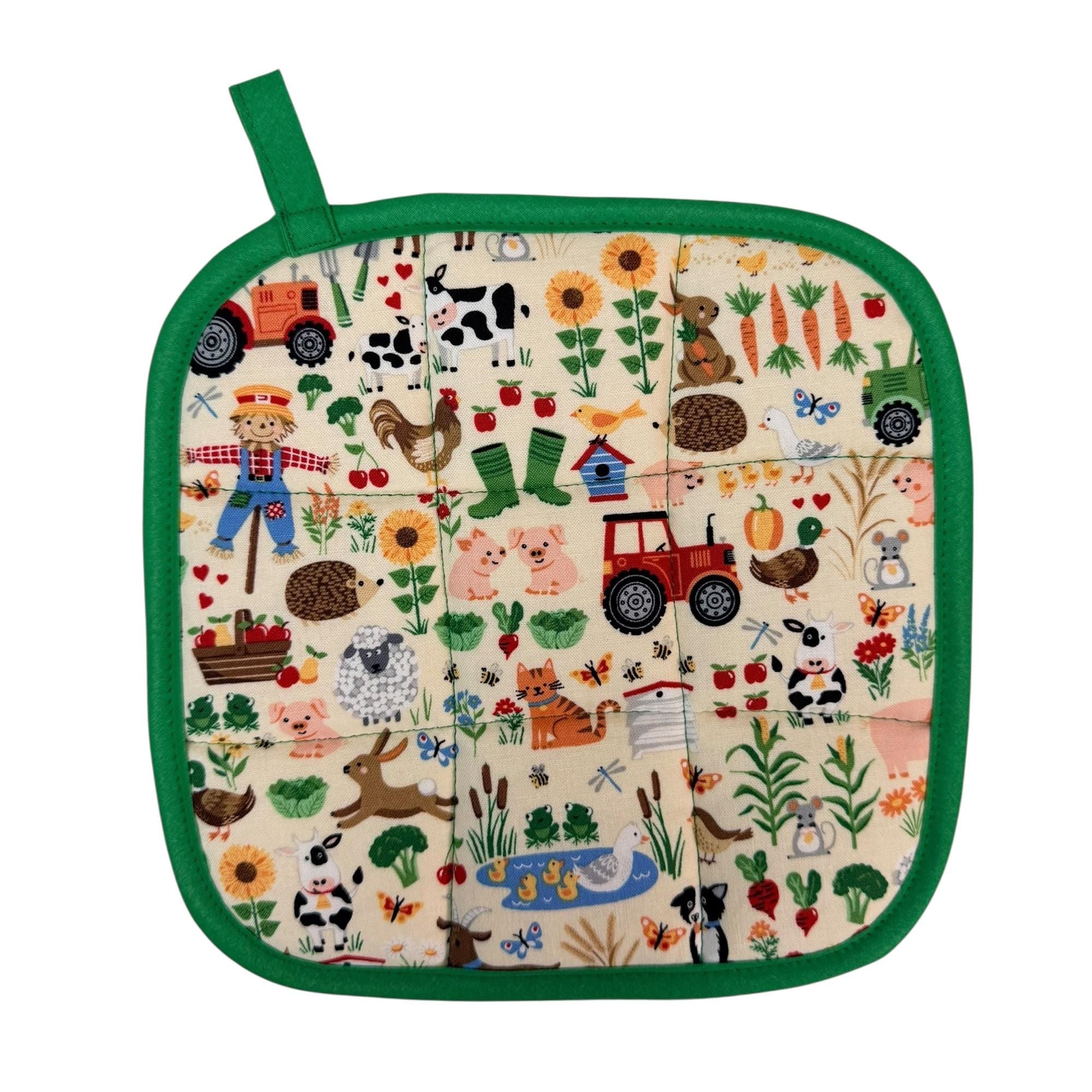 Happy Farm Pot Holder