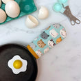 Load image into Gallery viewer, Kitty Crew Cast Iron Skillet Mitt
