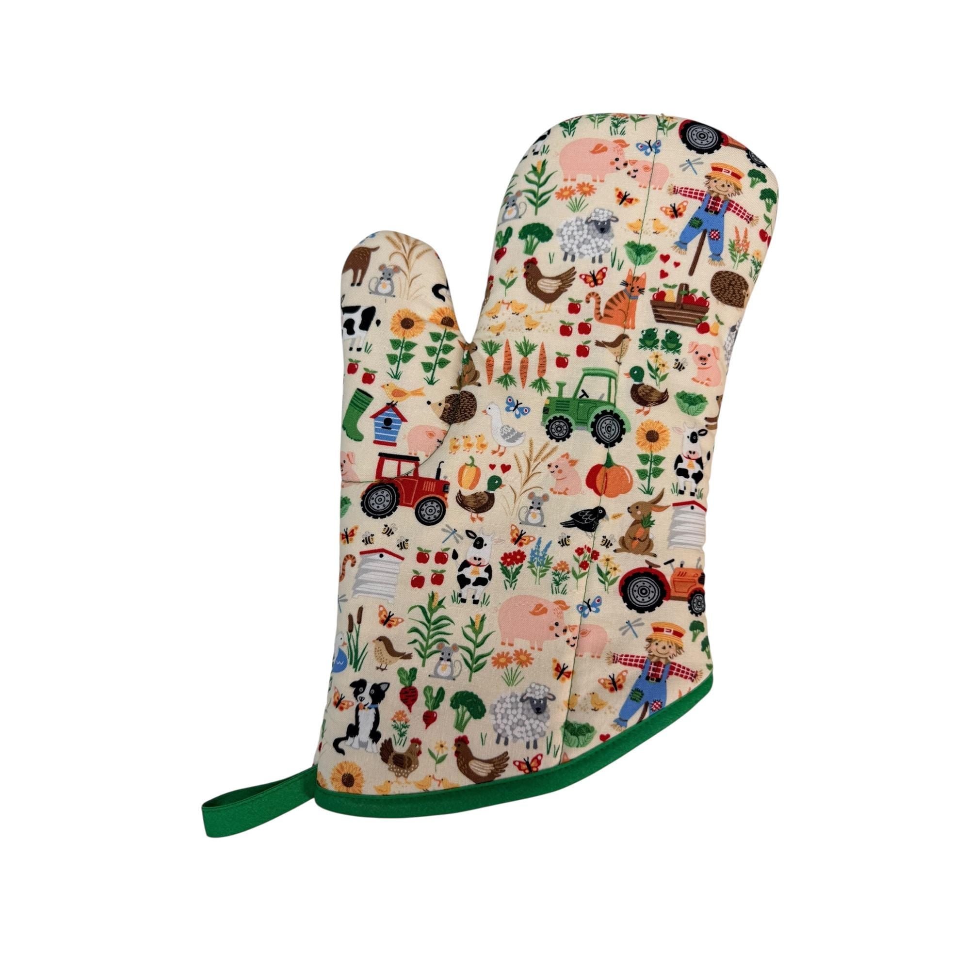 Happy Farm Oven Mitt