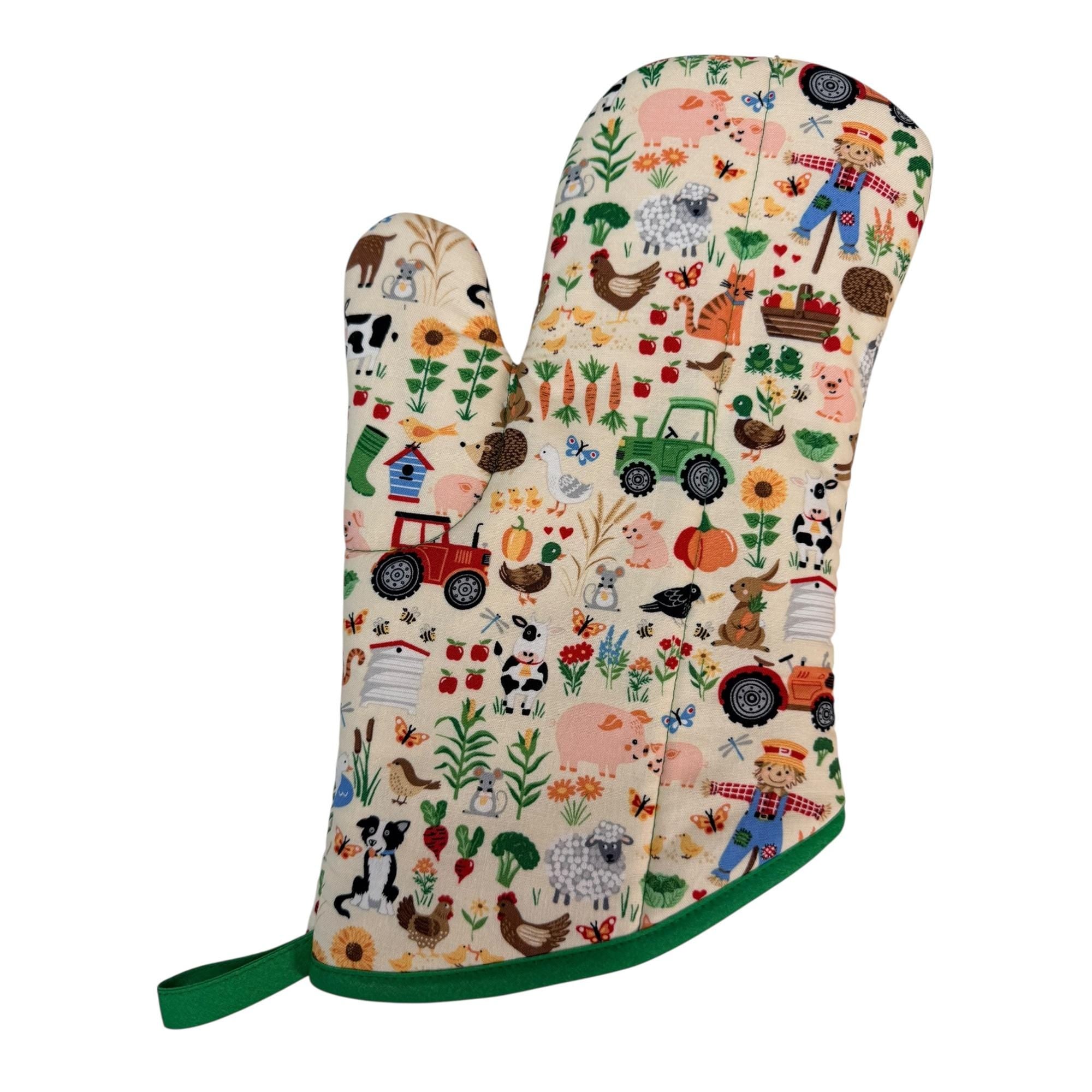 Happy Farm Oven Mitt