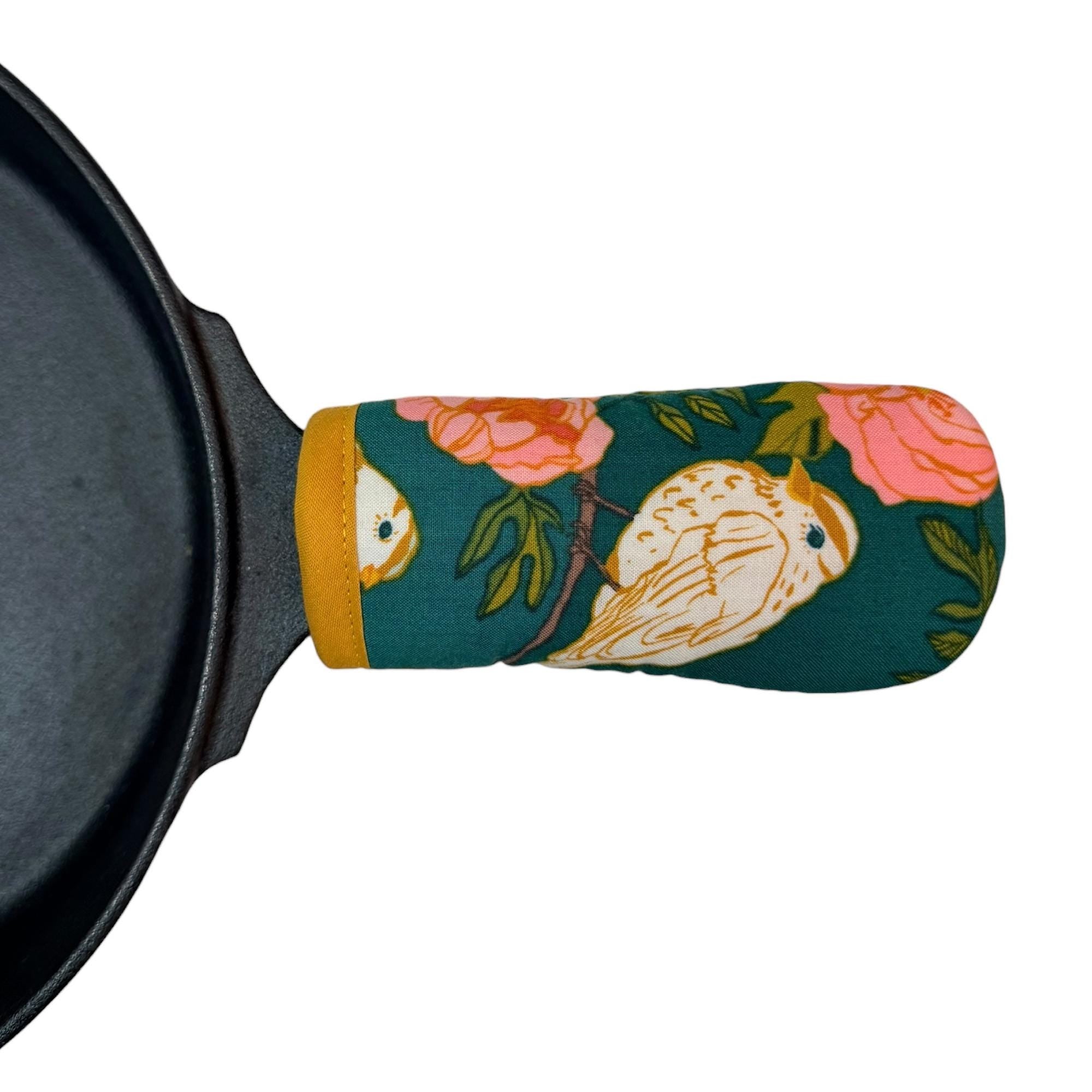 Birds of a Feather Cast Iron Handle Mitt