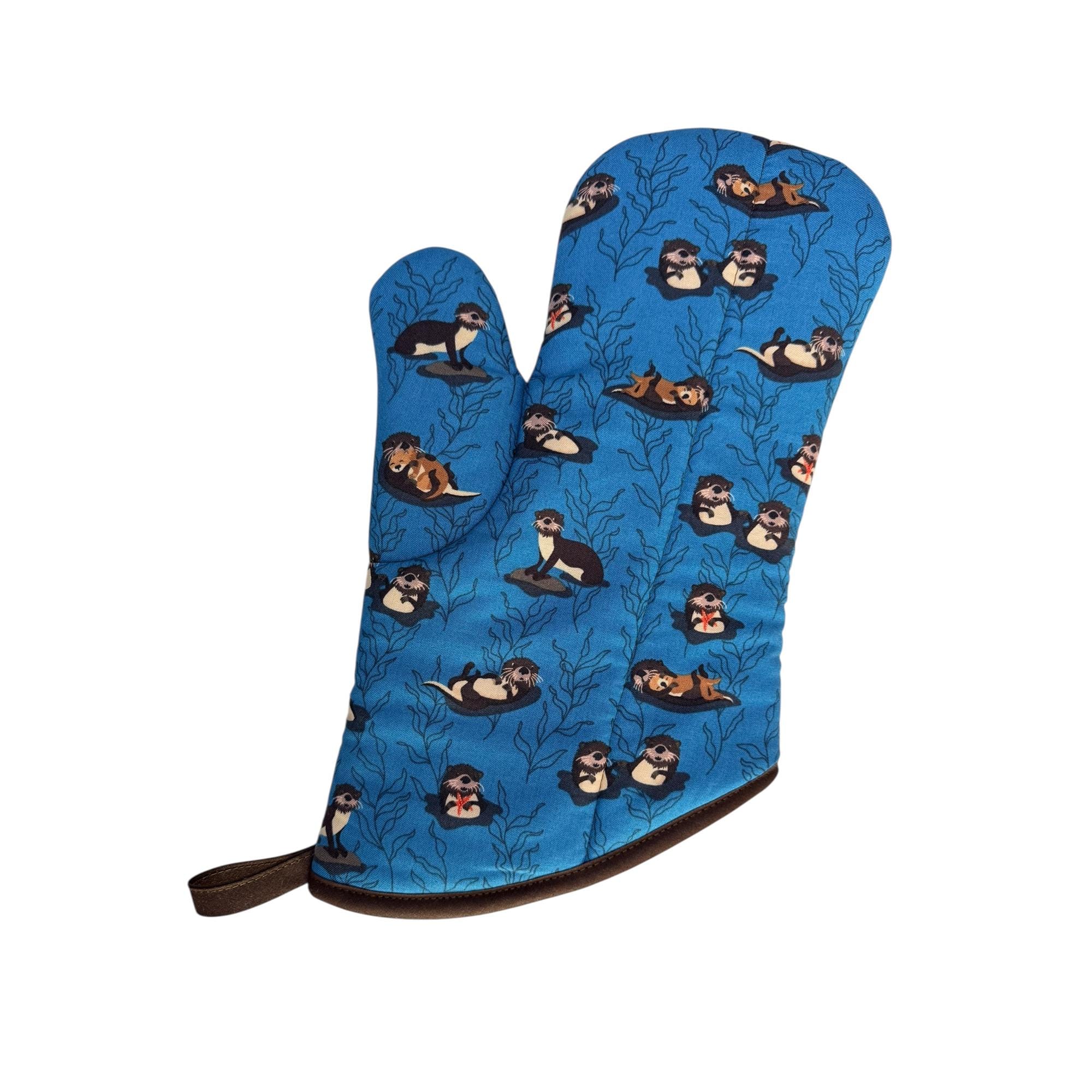 Otters Oven Mitt