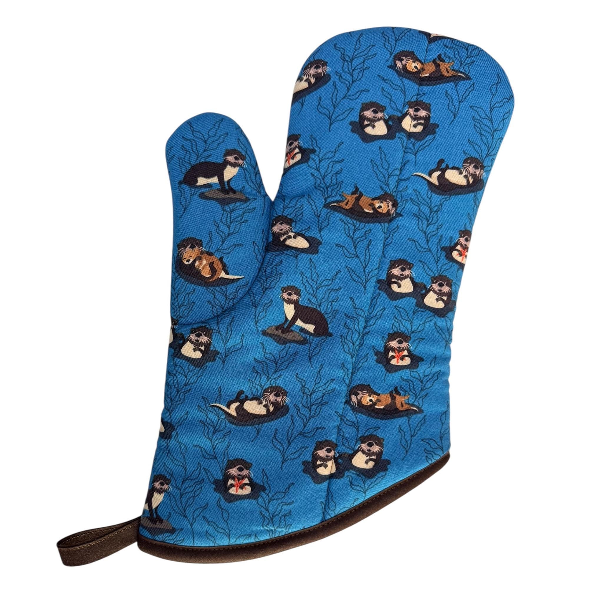 Otters Oven Mitt