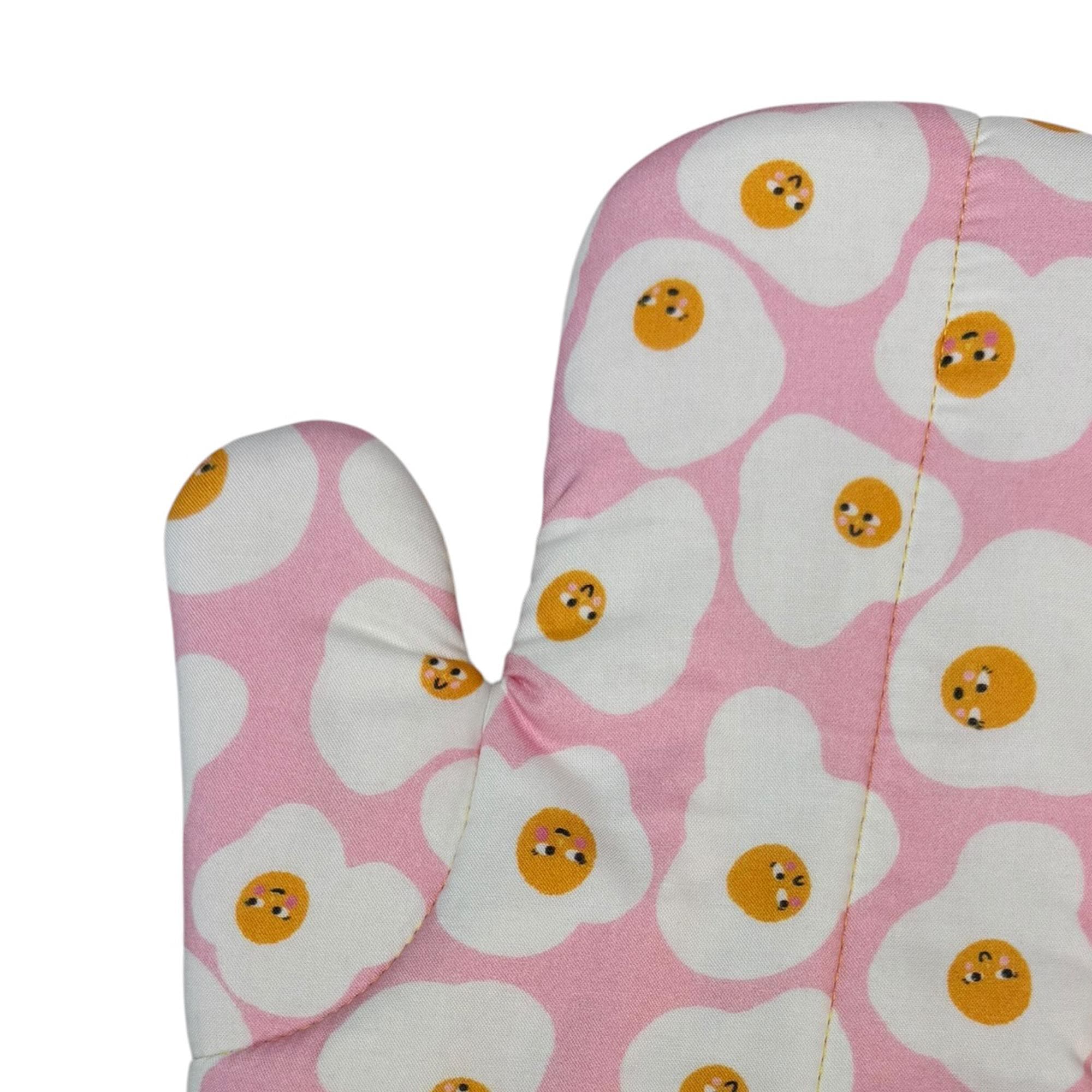 Fried Eggs Oven Mitt