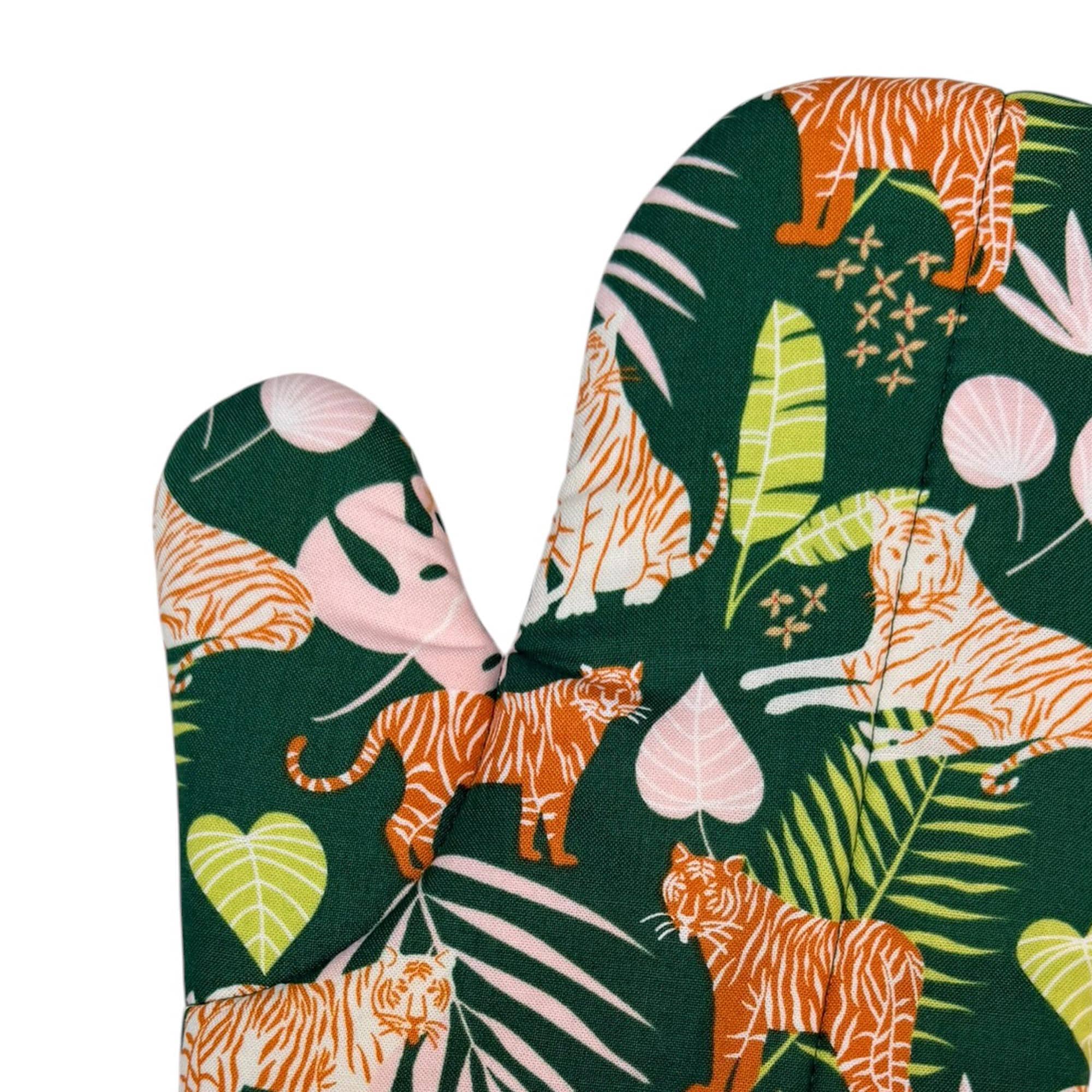 Jungle Tigers Oven Mitt